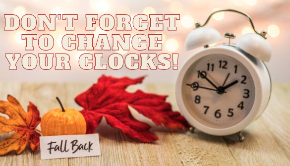 Change your clocks!